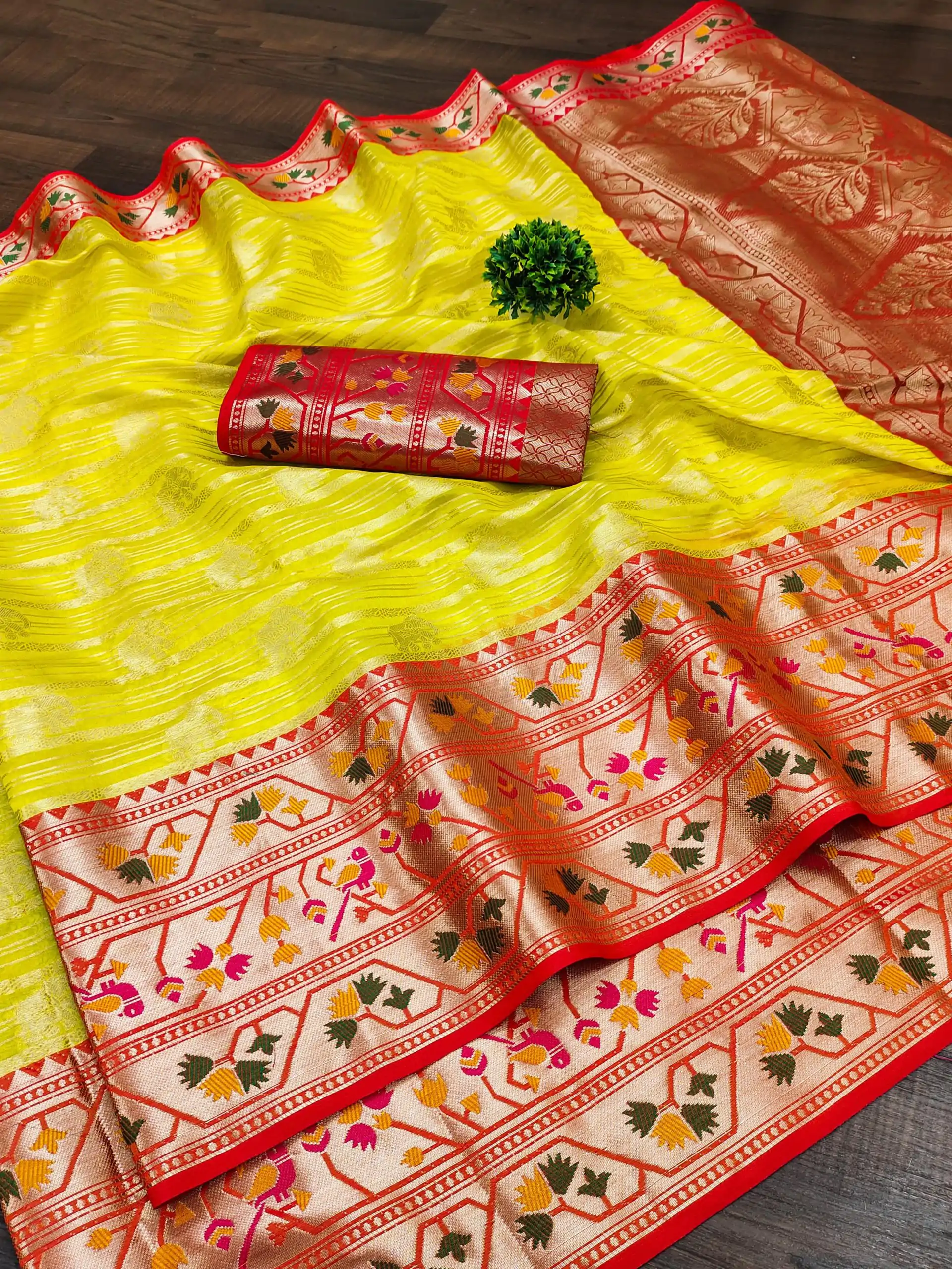 MB™️ 3263 Yellow Color Pure Lichi Silk Gold Zari Weaving Saree Casual, Wedding, Party, Festival, Events, Etc. Expected Delivery 4-6 Working Days @1599/- | Sarees, Bollywood Sarees, Creative Sarees, Designer Sarees, Embroidered Sarees, Ethnic Saree, Modern Digital sarees, Party Wear Sarees