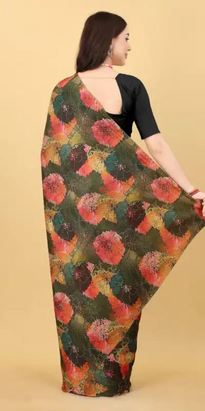 Veechis 107 Black Color Heavy Devsena Soft Silk Beautiful Digital Printed Saree Casual, Party Festive, Events Etc. Expected Delivery 4-6 Working Days @1499/ | Sarees, Bollywood Sarees, Creative Sarees, Designer Sarees, Embroidered Sarees, Modern Digital sarees, Party Wear Sarees