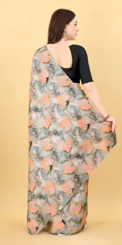 Veechis 107 Grey Color Heavy Devsena Soft Silk Beautiful Digital Printed Saree Casual, Party Festive, Events Etc. Expected Delivery 4-6 Working Days @1499/ | Sarees, Bollywood Sarees, Creative Sarees, Designer Sarees, Embroidered Sarees, Modern Digital sarees, Party Wear Sarees