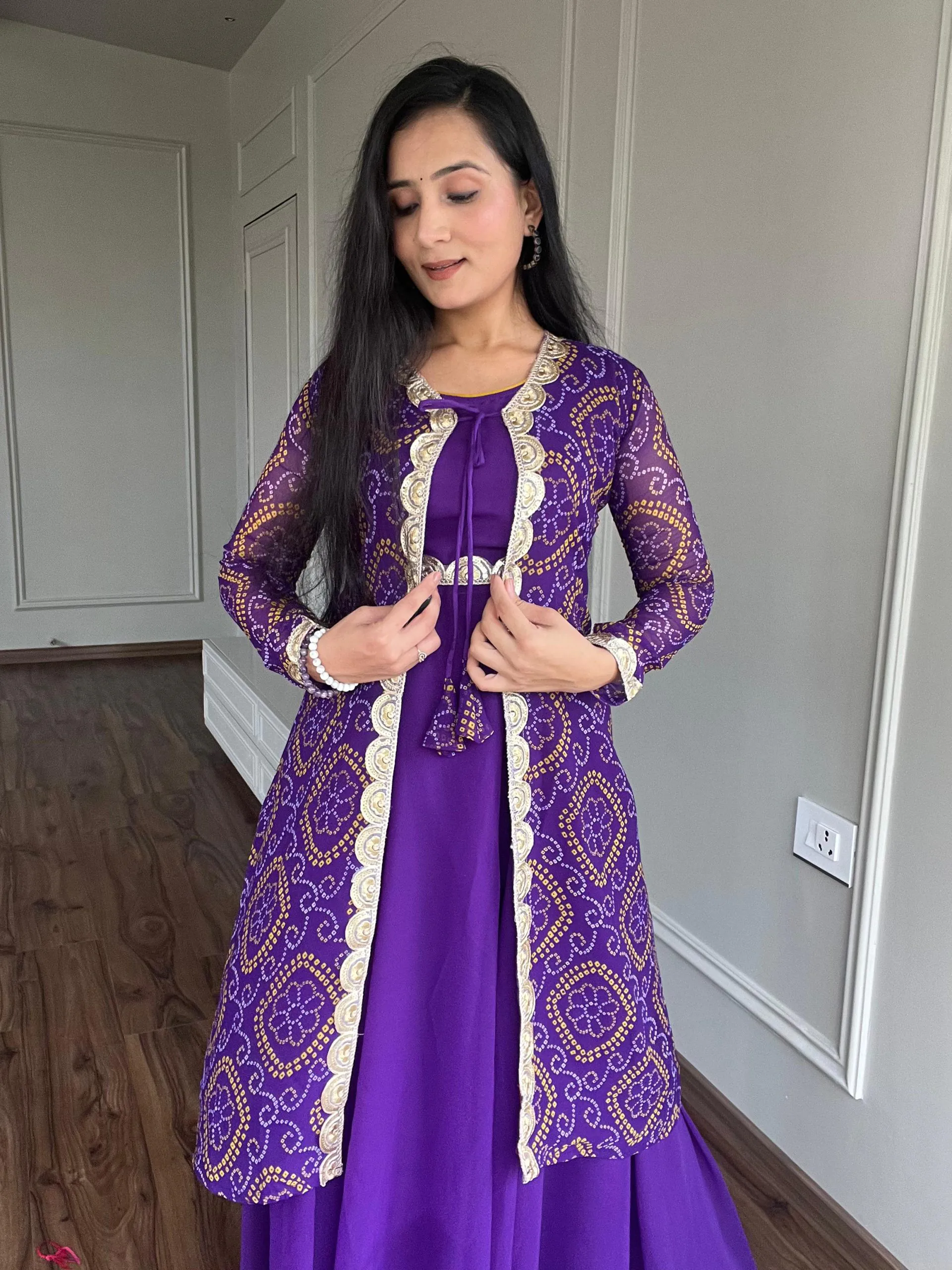 Ram 003 Purple Color Georgette Heavy Embroidery Anarkali Suit Casual, Wedding, Party, Festive, Events Etc. Expected Delivery 4-6 Working Days @1999/- | Anarkali Suits, Bollywood Anarkali, Creative-Anarkali, Designer Anarkali, Embroidered Anarkali, Party Wear Anarkali