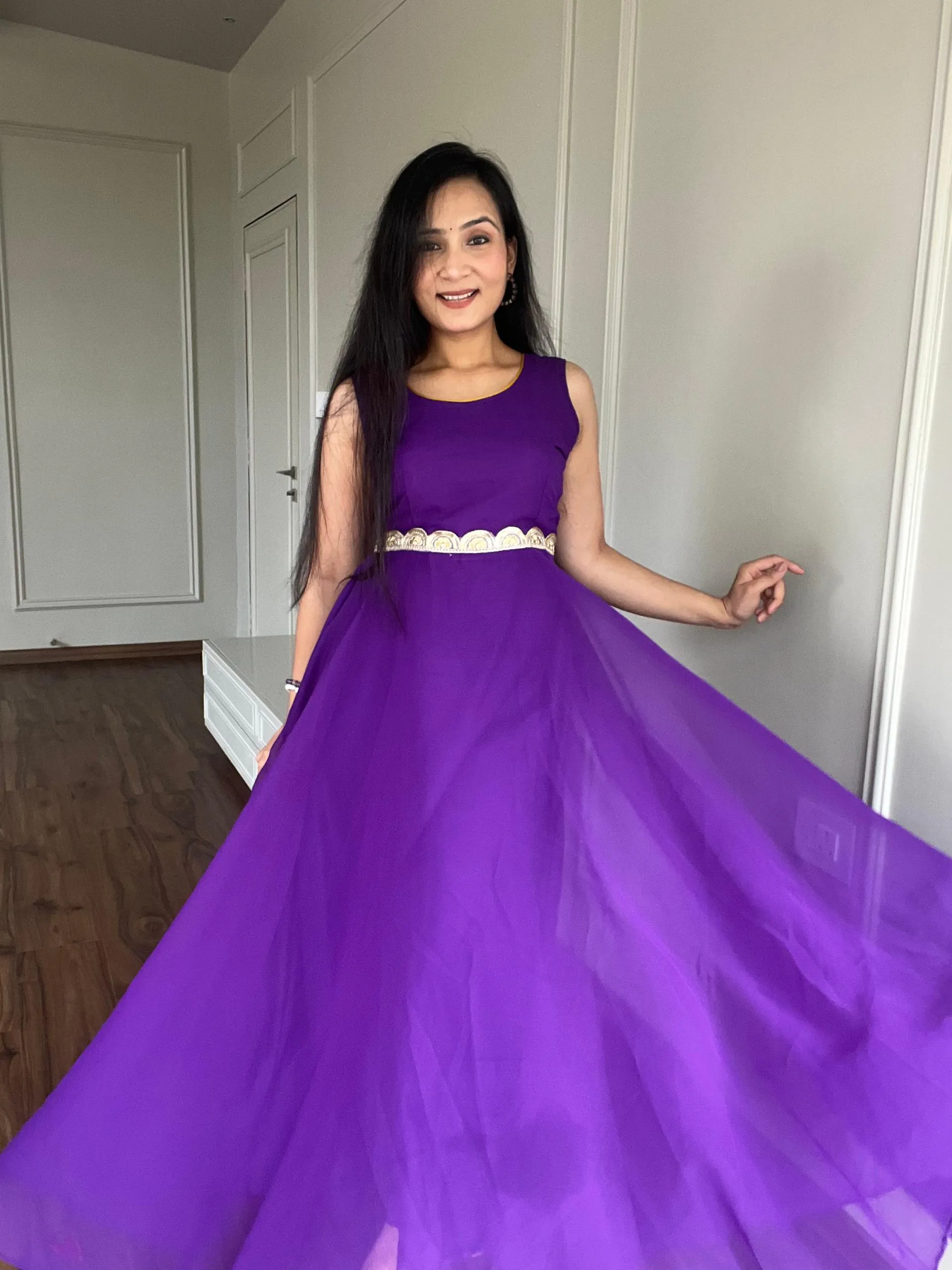 Ram 003 Purple Color Georgette Heavy Embroidery Anarkali Suit Casual, Wedding, Party, Festive, Events Etc. Expected Delivery 4-6 Working Days @1999/- | Anarkali Suits, Bollywood Anarkali, Creative-Anarkali, Designer Anarkali, Embroidered Anarkali, Party Wear Anarkali