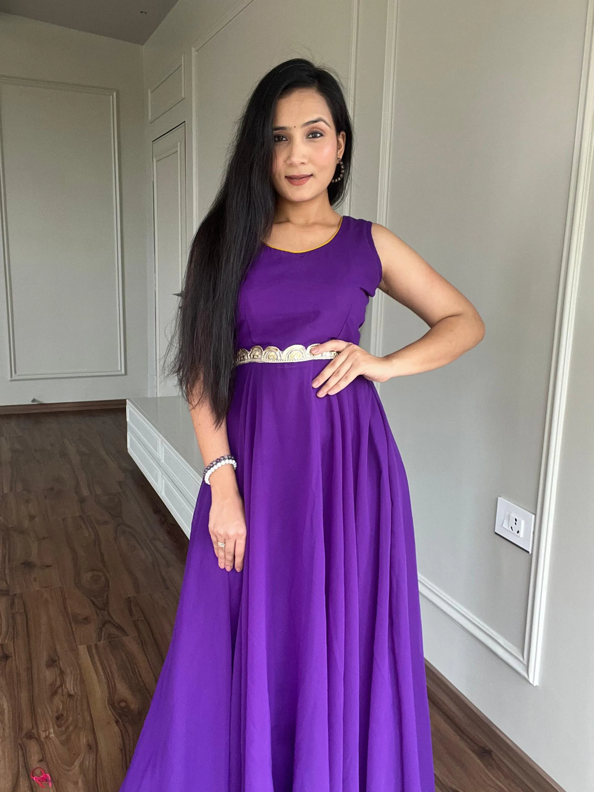 Ram 003 Purple Color Georgette Heavy Embroidery Anarkali Suit Casual, Wedding, Party, Festive, Events Etc. Expected Delivery 4-6 Working Days @1999/- | Anarkali Suits, Bollywood Anarkali, Creative-Anarkali, Designer Anarkali, Embroidered Anarkali, Party Wear Anarkali