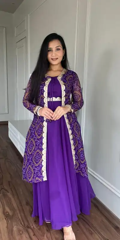  Ram 003 Purple Color Georgette Heavy Embroidery Anarkali Suit Casual, Wedding, Party, Festive, Events Etc. Expected Delivery 4-6 Working Days @1999/- | Anarkali Suits, Bollywood Anarkali, Creative-Anarkali, Designer Anarkali, Embroidered Anarkali, Party Wear Anarkali