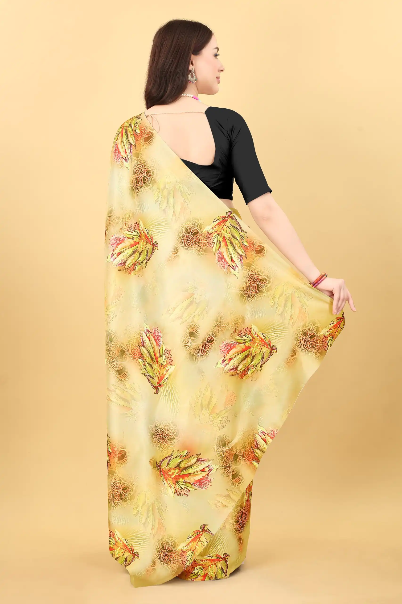 Veechis 07 Yellow Color Heavy Devsena Soft Silk Beautiful Digital Printed Saree Casual, Party Festive, Events Etc. Expected Delivery 4-6 Working Days @1499/ | Sarees, Bollywood Sarees, Creative Sarees, Designer Sarees, Embroidered Sarees, Modern Digital sarees, Party Wear Sarees