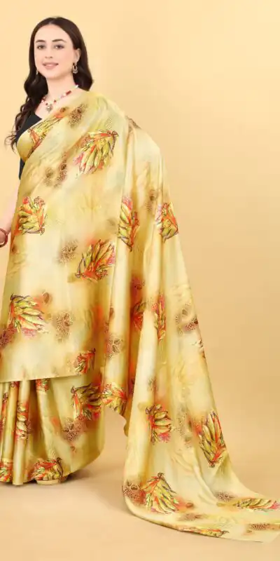Veechis 07 Yellow Color Heavy Devsena Soft Silk Beautiful Digital Printed Saree Casual, Party Festive, Events Etc. Expected Delivery 4-6 Working Days @1499/ | Sarees, Bollywood Sarees, Creative Sarees, Designer Sarees, Embroidered Sarees, Modern Digital sarees, Party Wear Sarees