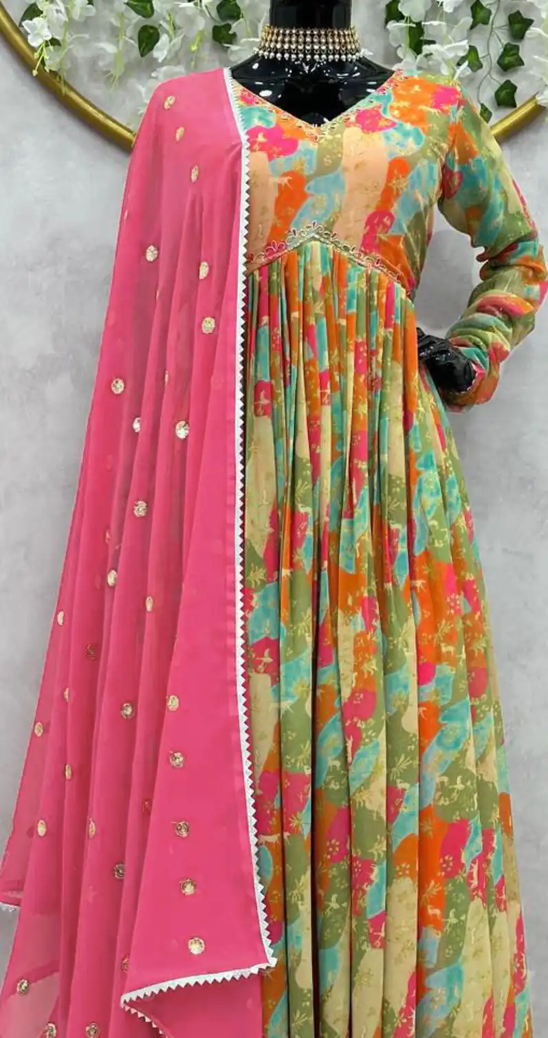 KD 1369 Green Color Faux Georgette Digital Print Salwar Suit Casual, Party, Festive, Events Wedding Etc. Expected Delivery 4-6 Working Days @2049/- Only | Salwar suit, Designer Suits, Casual Suits, Creative suits, Palazzo Suits, Party Wear Suits, Straight Suits