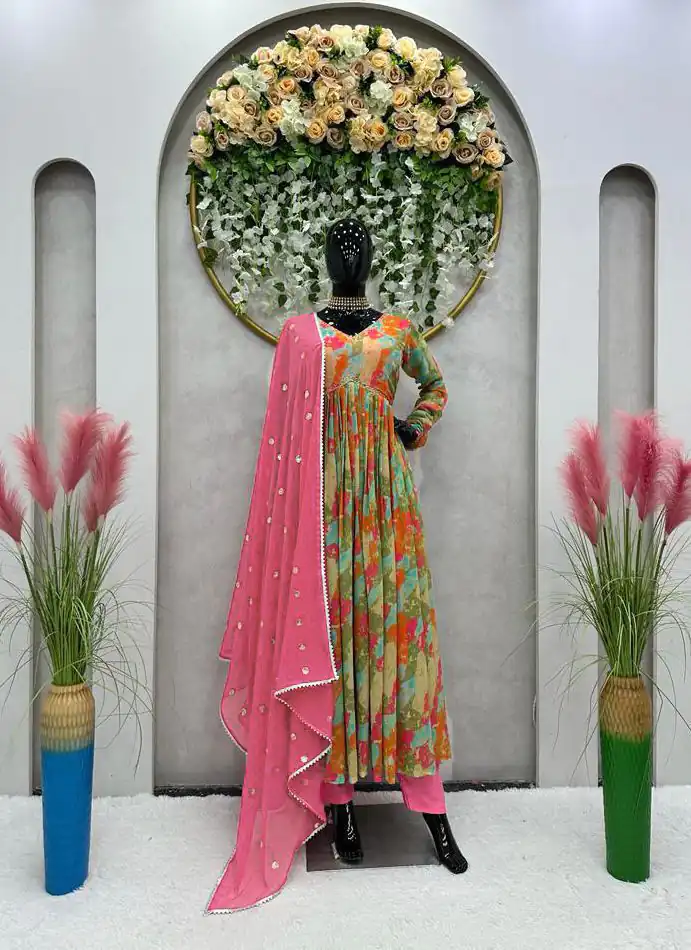 KD 1369 Green Color Faux Georgette Digital Print Salwar Suit Casual, Party, Festive, Events Wedding Etc. Expected Delivery 4-6 Working Days @2049/- Only | Salwar suit, Designer Suits, Casual Suits, Creative suits, Palazzo Suits, Party Wear Suits, Straight Suits