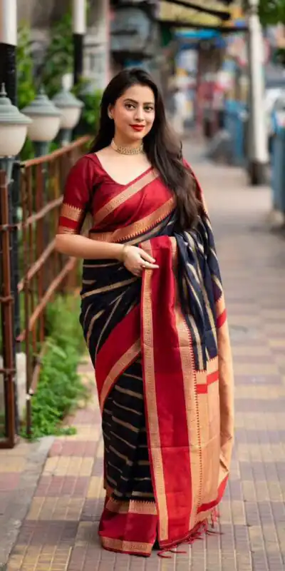 KP 5051 Maroon Color Soft Lichi Silk Jacquard Work Saree Rich Pallu Casual, Party Wear, Wedding, Events Etc. Expected Delivery 4-6 Working Days @1449/- | Sarees, Bollywood Sarees, Creative Sarees, Designer Sarees, Embroidered Sarees, Ethnic Saree, Modern Digital sarees, Party Wear Sarees