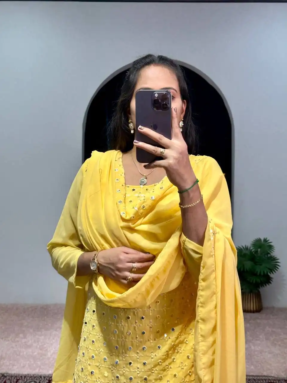 ST 1045 Yellow Color Faux Georgette Embroidery Work Kurti Casual, Wedding, Party, Festive, Events Etc. Expected Delivery 4-6 Working Days @1899/- | Kurti, Bollywood Kurti, Creative Kurtis, Designer Kurti, Party Wear Kurti, Selfie Kurti