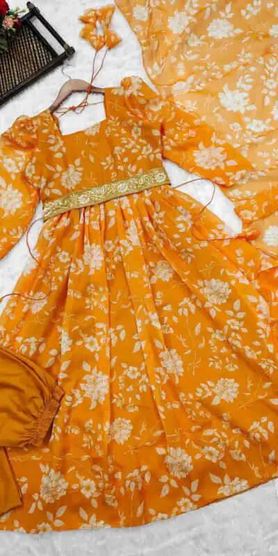 MF Yellow Belt Color Tabby Organza Work Sharara Suit Heavy Embroidery Work Wedding, Party, Festive, Events Etc. Expected 4-6 Working Days @1699/- | Jump Suits, Salwar suit, Designer Suits, Casual Suits, Creative suits, Palazzo Suits, Party Wear Suits, Patiala Suits, Straight Suits