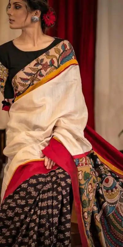 NT 324 Black And Cream Color Plain Linen Digital Printed Saree All Over Saree Events Casual Wedding Festive . Expected Delivery 4-6 Working Days @1450/- | Sarees, Bollywood Sarees, Creative Sarees, Designer Sarees, Embroidered Sarees, Ethnic Saree, Modern Digital sarees, Party Wear Sarees