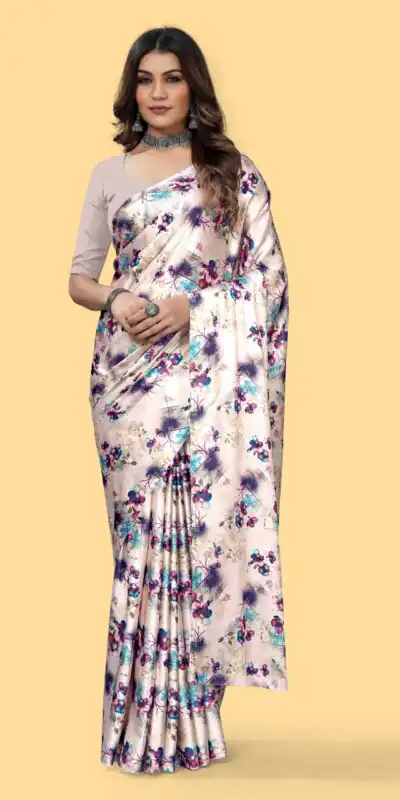 Veechis 4D Purple Color Heavy Devsena Soft Silk Beautiful Digital Printed Saree Casual, Party Festive, Events. Expected Delivery 4-6 Working Days @1499 | Sarees, Bollywood Sarees, Creative Sarees, Designer Sarees, Embroidered Sarees, Modern Digital sarees, Party Wear Sarees