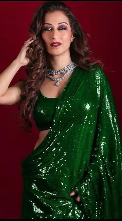 DF Sequins Rani Green Georgette Double Run Embroidery Saree Casual, Party Wear, Events, Festivals Wear Expected Delivery 4-6 Working Days 1750 /- | Sarees, Bollywood Sarees, Creative Sarees, Designer Sarees, Embroidered Sarees, Ethnic Saree, Modern Digital sarees, Party Wear Sarees