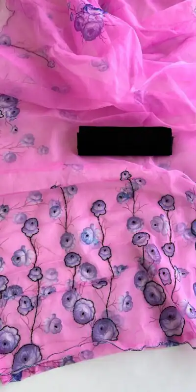 SF Fresh Magenta Color Organza beautiful floral Digital Print Saree Casual, Wedding, Festive, Events Etc. Expected Delivery 4-6 Working Days @1799/- | Sarees, Bollywood Sarees, Creative Sarees, Designer Sarees, Embroidered Sarees, Ethnic Saree, Modern Digital sarees, Party Wear Sarees