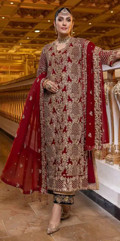 FC 119 Red Georgette Coding Sequence Embroidery With Stone Work Kurti Wedding, Party, Festive, Events Etc. Expected Delivery 4-6 Working Days @2099 | Kurti, Bollywood Kurti, Creative Kurtis, Designer Kurti, Party Wear Kurti, Selfie Kurti