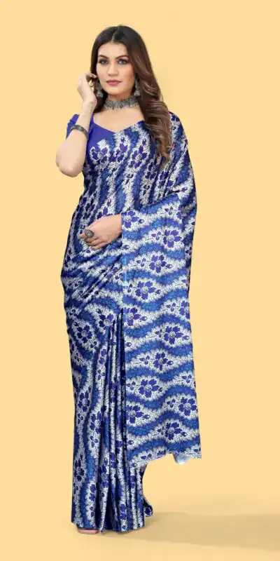 Veechis 108 Blue Color Heavy Devsena Soft Silk Beautiful Digital Printed Saree Casual, Party Festive, Events. Expected Delivery 4-6 Working Days @1599 | Sarees, Bollywood Sarees, Creative Sarees, Designer Sarees, Embroidered Sarees, Modern Digital sarees, Party Wear Sarees