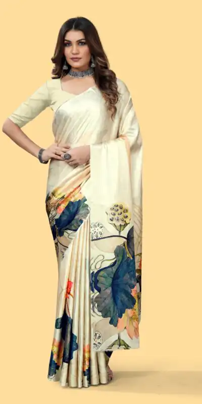 Veechis 108 Light Yellow Heavy Devsena Soft Silk Beautiful Digital Printed Saree Casual, Party Festive, Events. Expected Delivery 4-6 Working Days @1599 | Sarees, Bollywood Sarees, Creative Sarees, Designer Sarees, Embroidered Sarees, Modern Digital sarees, Party Wear Sarees