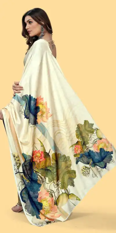 Veechis 108 Light Yellow Heavy Devsena Soft Silk Beautiful Digital Printed Saree Casual, Party Festive, Events. Expected Delivery 4-6 Working Days @1599 | Sarees, Bollywood Sarees, Creative Sarees, Designer Sarees, Embroidered Sarees, Modern Digital sarees, Party Wear Sarees