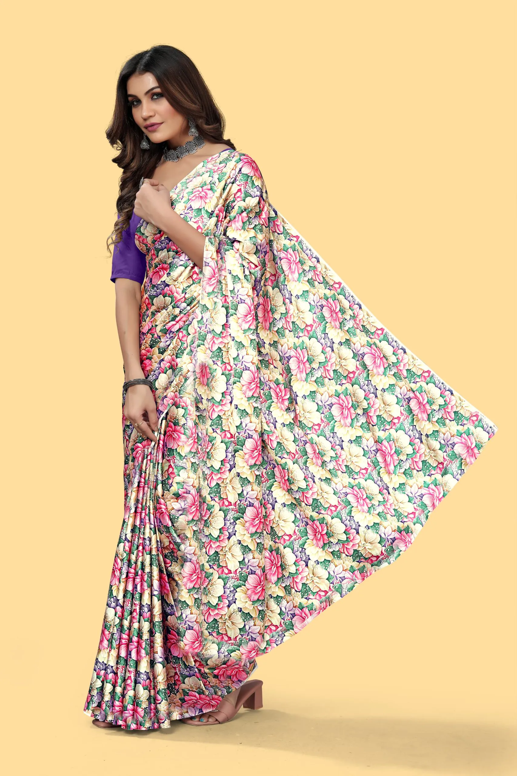 Veechis 108 Pink Heavy Devsena Soft Silk Beautiful Digital Printed Saree Casual, Party Festive, Events. Expected Delivery 4-6 Working Days @1599 | Sarees, Bollywood Sarees, Creative Sarees, Designer Sarees, Embroidered Sarees, Modern Digital sarees, Party Wear Sarees