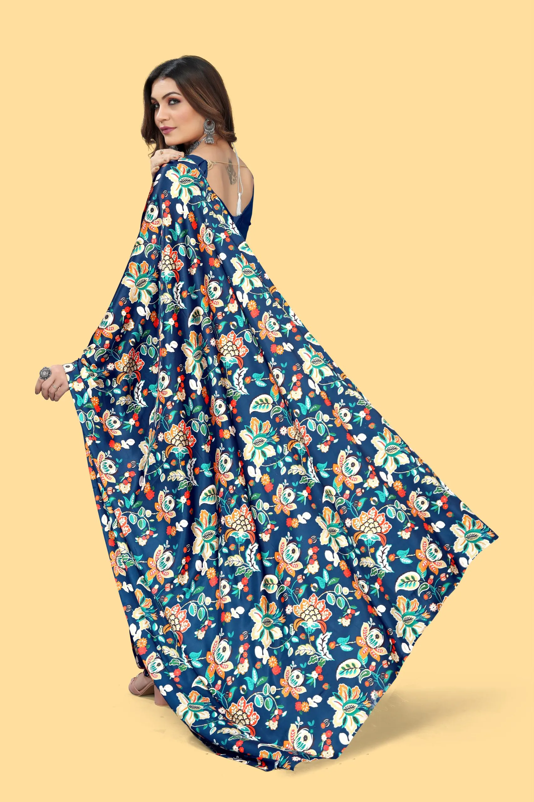 Veechis 108 Royal Blue Color Heavy Devsena Soft Silk Beautiful Digital Printed Saree Casual, Party Festive, Events. Expected Delivery 4-6 Working Days @1599 | Sarees, Bollywood Sarees, Creative Sarees, Designer Sarees, Embroidered Sarees, Modern Digital sarees, Party Wear Sarees