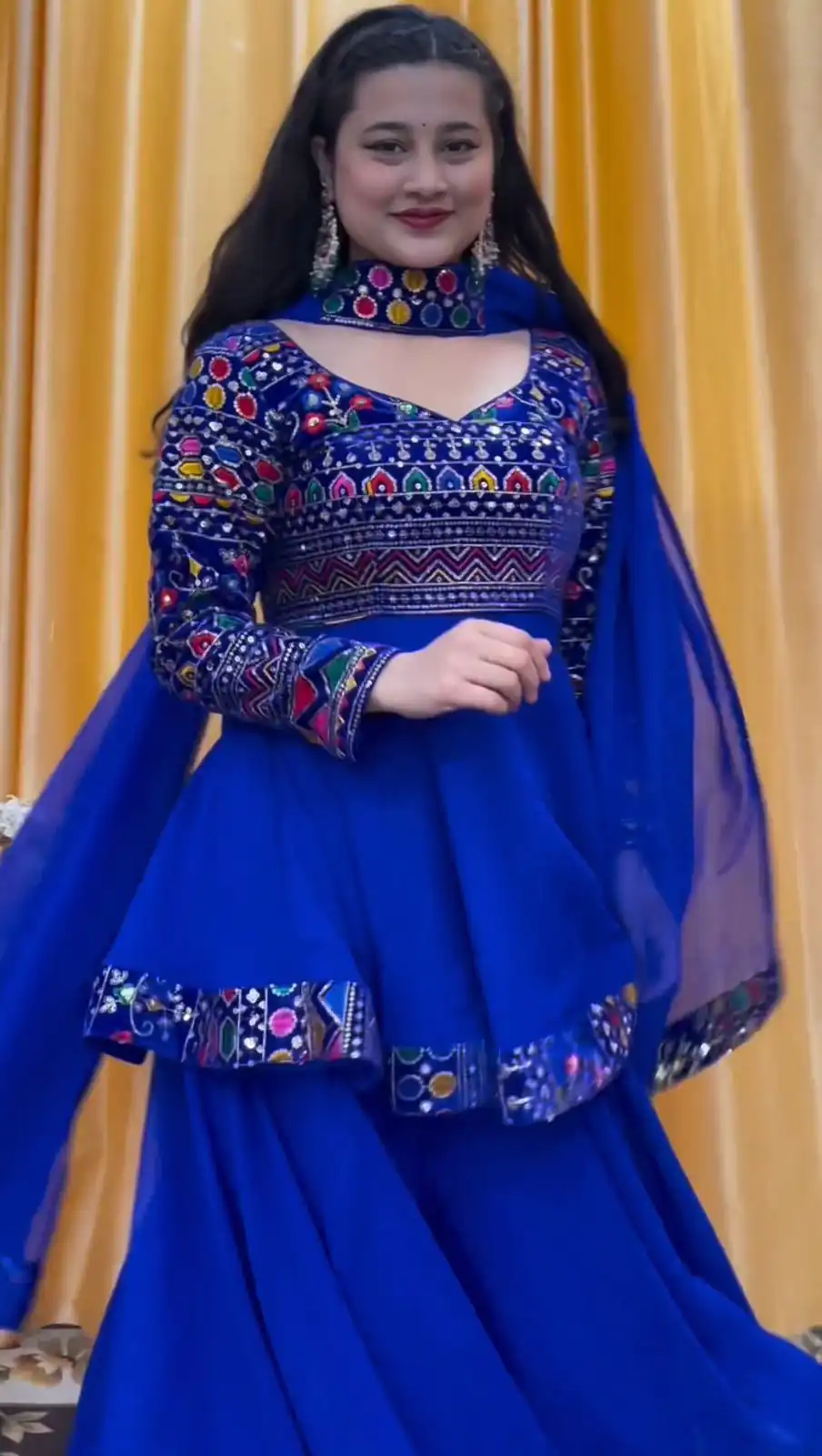  FC 5684 Royal Blue Top Georgette Embroidery Work Sharara Suit : Heavy Net Thread Work Wedding, Party, Festive, Events Etc.   Expected Delivery  @2149/- Only | Jump Suits, Salwar suit, Designer Suits, Casual Suits, Creative suits, Palazzo Suits, Party Wear Suits, Straight Suits
