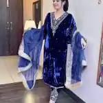 AD 134 Royal Blue Color Heavy Pure Viscose Velvet Embroidery Sharara Suit Wedding, Party, Festive, Events Etc. Expected Delivery  4-6 Working Days @2099/- | Jump Suits, Salwar suit, Designer Suits, Casual Suits, Creative suits, Palazzo Suits, Party Wear Suits, Patiala Suits, Straight Suits