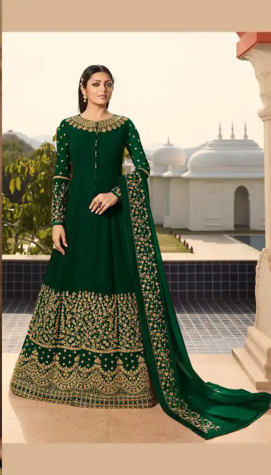 LT NITYA 3803 Stone Green Color Georgette With Cording Work Sharara Suit Wedding, Festive, Party Events Etc. Expected Delivery 4-6 Working Days @1949/- | Jump Suits, Salwar suit, Designer Suits, Casual Suits, Creative suits, Palazzo Suits, Party Wear Suits, Patiala Suits, Straight Suits