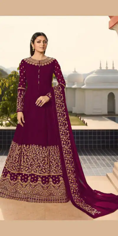 LT NITYA 3803 Wine Color Georgette With Cording Work Sharara Suit Wedding, Festive, Party Events Etc. Expected Delivery 4-6 Working Days @1949/- | Jump Suits, Salwar suit, Designer Suits, Casual Suits, Creative suits, Palazzo Suits, Party Wear Suits, Patiala Suits, Straight Suits