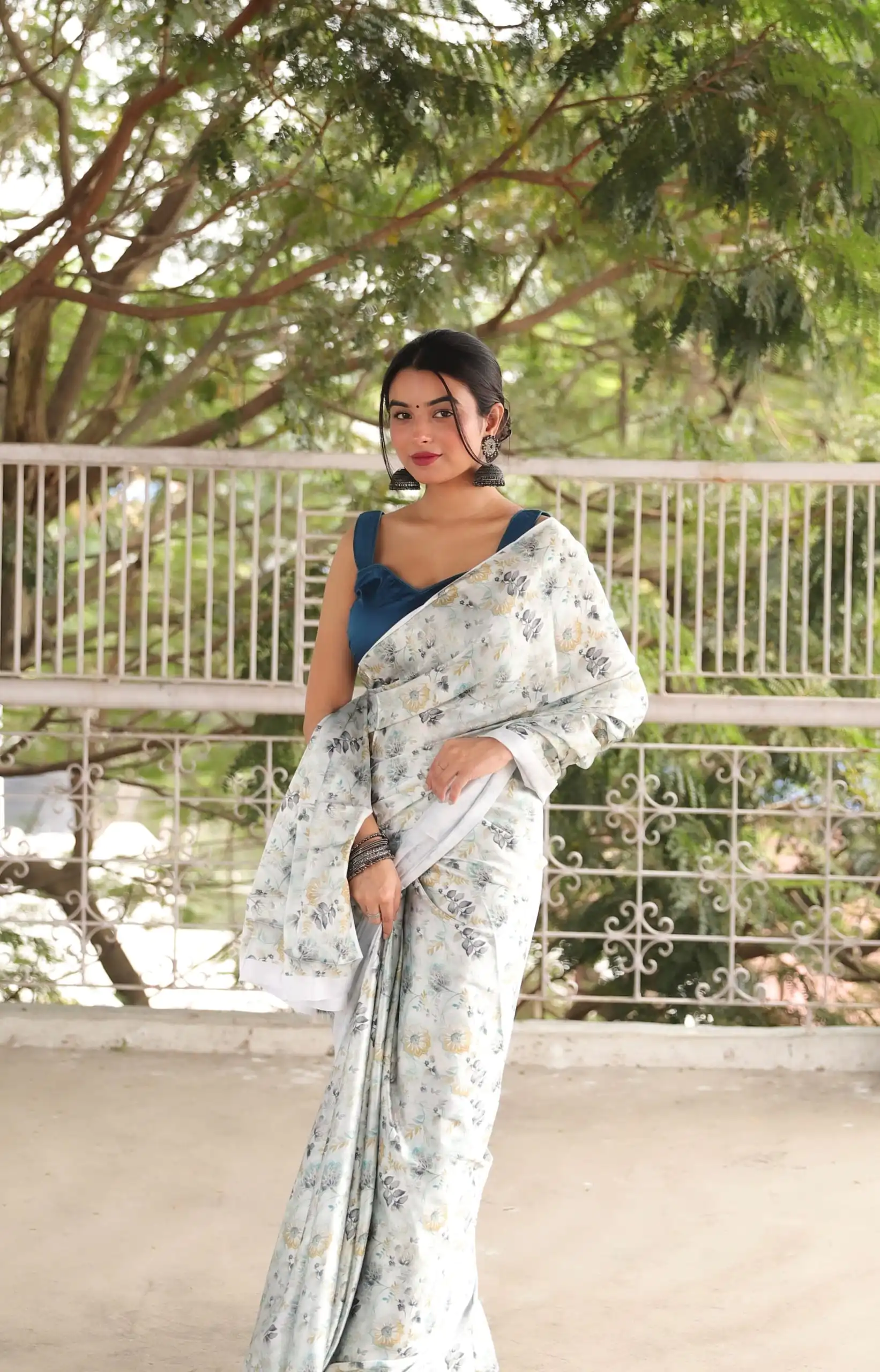RM102 Light Grey Color Heavy Devsena Soft Silk Digital Printed Saree Casual, Party Wear, Wedding, Events Etc Delivery Expected.4-6 Working Days 1499/- | Sarees, Bollywood Sarees, Creative Sarees, Designer Sarees, Embroidered Sarees, Ethnic Saree, Modern Digital sarees, Party Wear Sarees