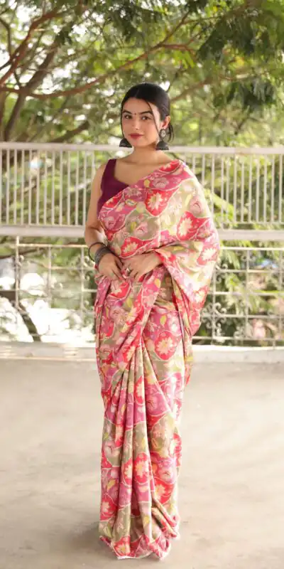 RM102  Light Purple Color Heavy Devsena Soft Silk Digital Printed Saree Casual, Party Wear, Wedding, Events Etc Delivery Expected.4-6 Working Days 1499/- | Sarees, Bollywood Sarees, Creative Sarees, Designer Sarees, Embroidered Sarees, Ethnic Saree, Modern Digital sarees, Party Wear Sarees