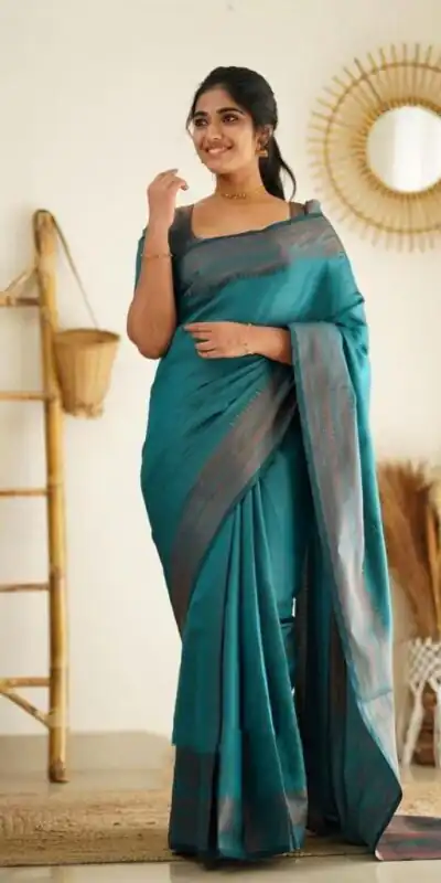 KP 4068 Peacock Blue Color Soft Lichi Silk Cloth Rich Pallu All Over Saree Events Casual, Wedding, Festive, Events Expected Delivery  4-6 Working Days @1349/ | Sarees, Bollywood Sarees, Creative Sarees, Designer Sarees, Embroidered Sarees, Ethnic Saree, Modern Digital sarees, Party Wear Sarees