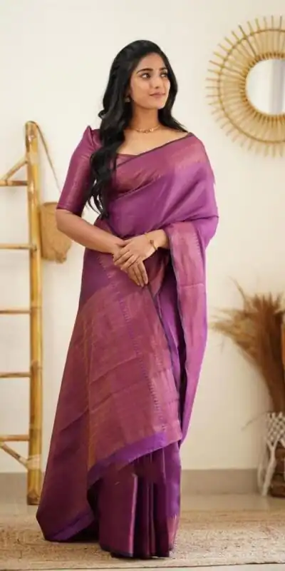 KP 4068 Purple Color Soft Lichi Silk Cloth Rich Pallu All Over Saree Events Casual, Wedding, Festive, Events Etc. Expected Delivery  4-6 Working Days @1349/- | Sarees, Bollywood Sarees, Creative Sarees, Designer Sarees, Embroidered Sarees, Ethnic Saree, Modern Digital sarees, Party Wear Sarees