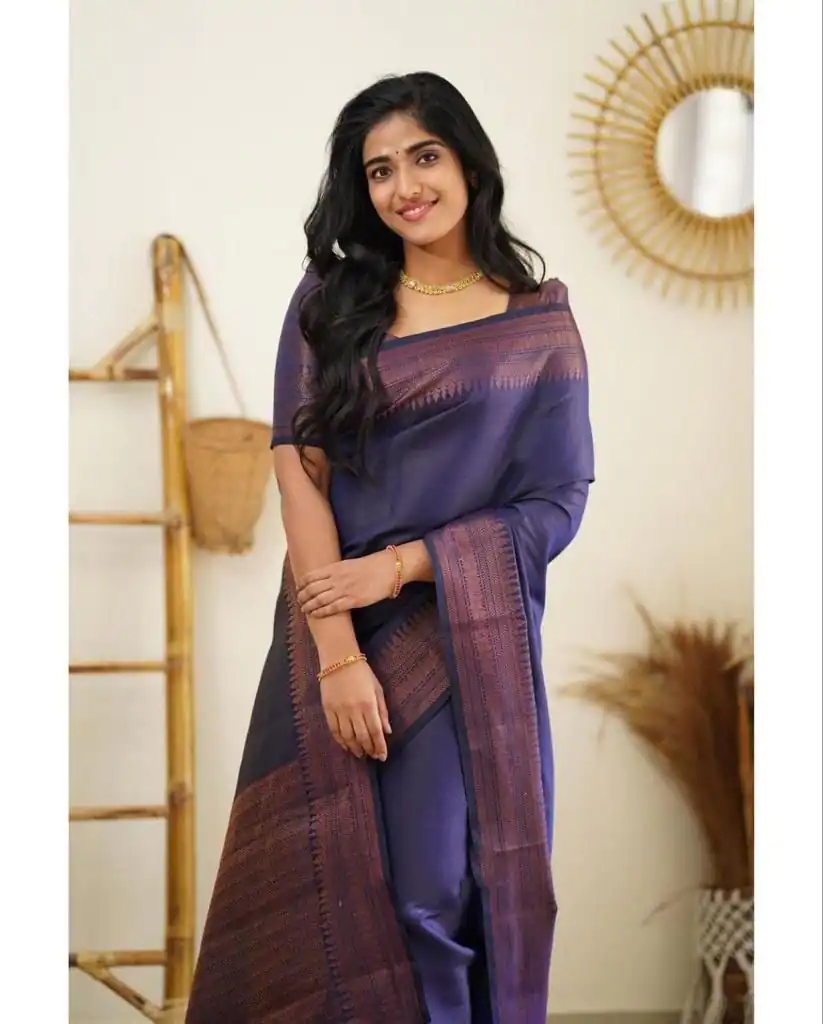 KP 4068 Violet Color Soft Lichi Silk Cloth Rich Pallu All Over Saree Events Casual, Wedding, Festive, Events Etc. Expected Delivery  4-6 Working Days @1349/- | Sarees, Bollywood Sarees, Creative Sarees, Designer Sarees, Embroidered Sarees, Ethnic Saree, Modern Digital sarees, Party Wear Sarees