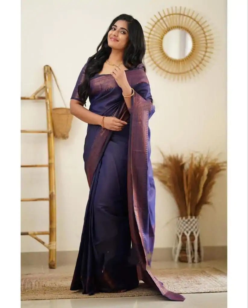 KP 4068 Violet Color Soft Lichi Silk Cloth Rich Pallu All Over Saree Events Casual, Wedding, Festive, Events Etc. Expected Delivery  4-6 Working Days @1349/- | Sarees, Bollywood Sarees, Creative Sarees, Designer Sarees, Embroidered Sarees, Ethnic Saree, Modern Digital sarees, Party Wear Sarees