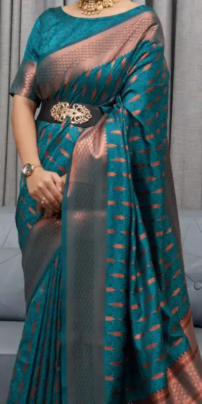 DDF 207 Peacock Green Color Pure Silk With Pure Zari Weaving Saree Casual, Party Wear, Events, Festivals Etc. Expected Delivery 4-6 Working Days 1499/- | Sarees, Bollywood Sarees, Creative Sarees, Designer Sarees, Embroidered Sarees, Ethnic Saree, Modern Digital sarees, Party Wear Sarees