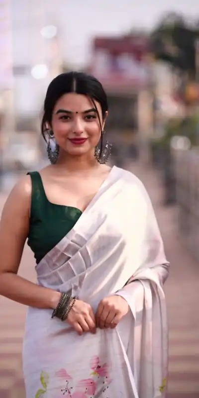 RM101 White Color Heavy Devsena Soft Silk Digital Printed Saree Casual, Party Wear, Wedding, Events Etc Delivery Expected.4-6 Working Days 1499/- | Sarees, Bollywood Sarees, Creative Sarees, Designer Sarees, Embroidered Sarees, Ethnic Saree, Modern Digital sarees, Party Wear Sarees