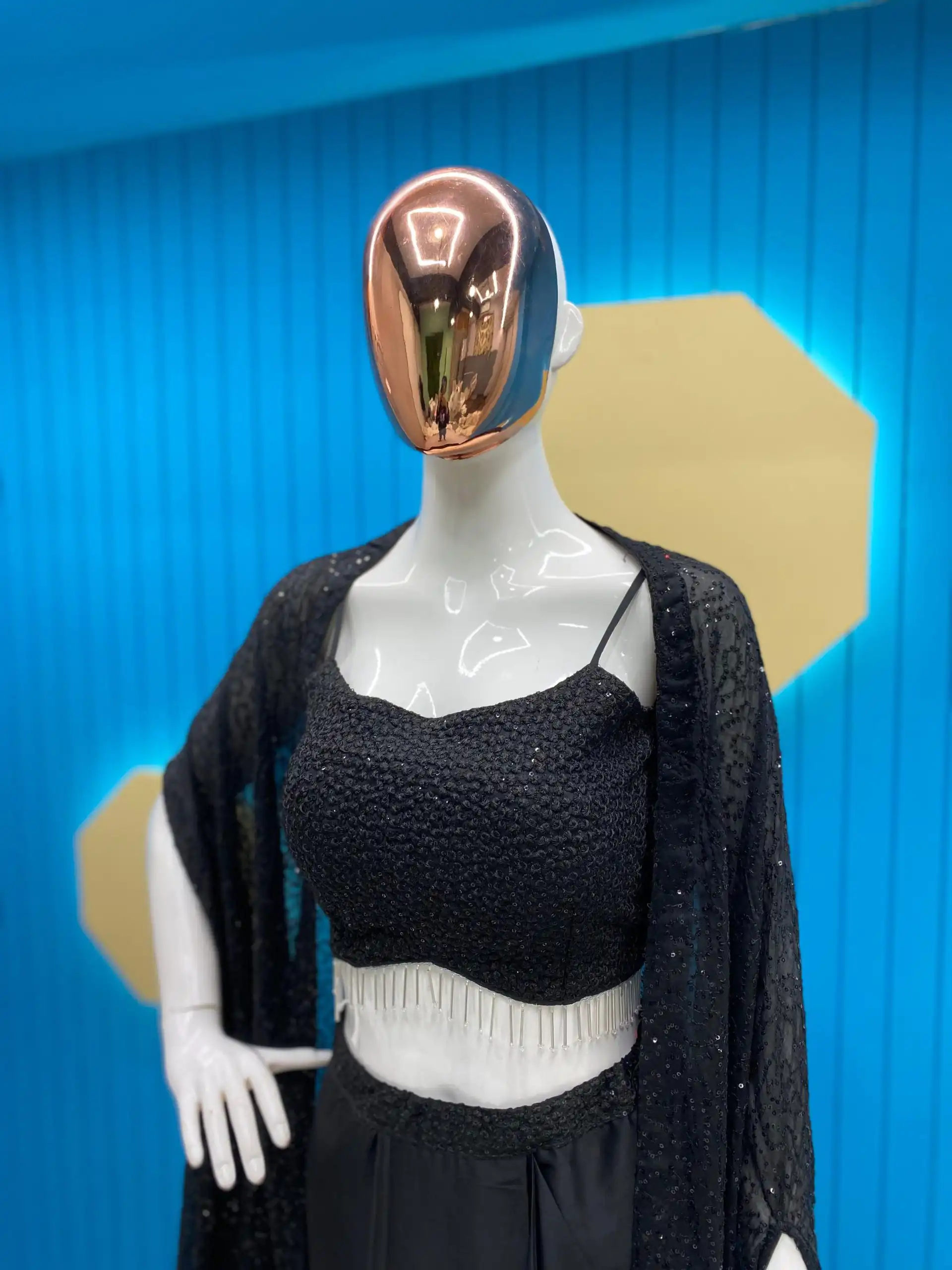  LG-1822 Black Color Rangoli Silk Heavy Sequence Threads Embroidery Salwar Suit Casual, Wedding, Festive, Events Expected Delivery 4-6 Working Days @2099/- | Jump Suits, Salwar suit, Designer Suits, Casual Suits, Creative suits, Palazzo Suits, Party Wear Suits, Patiala Suits, Straight Suits