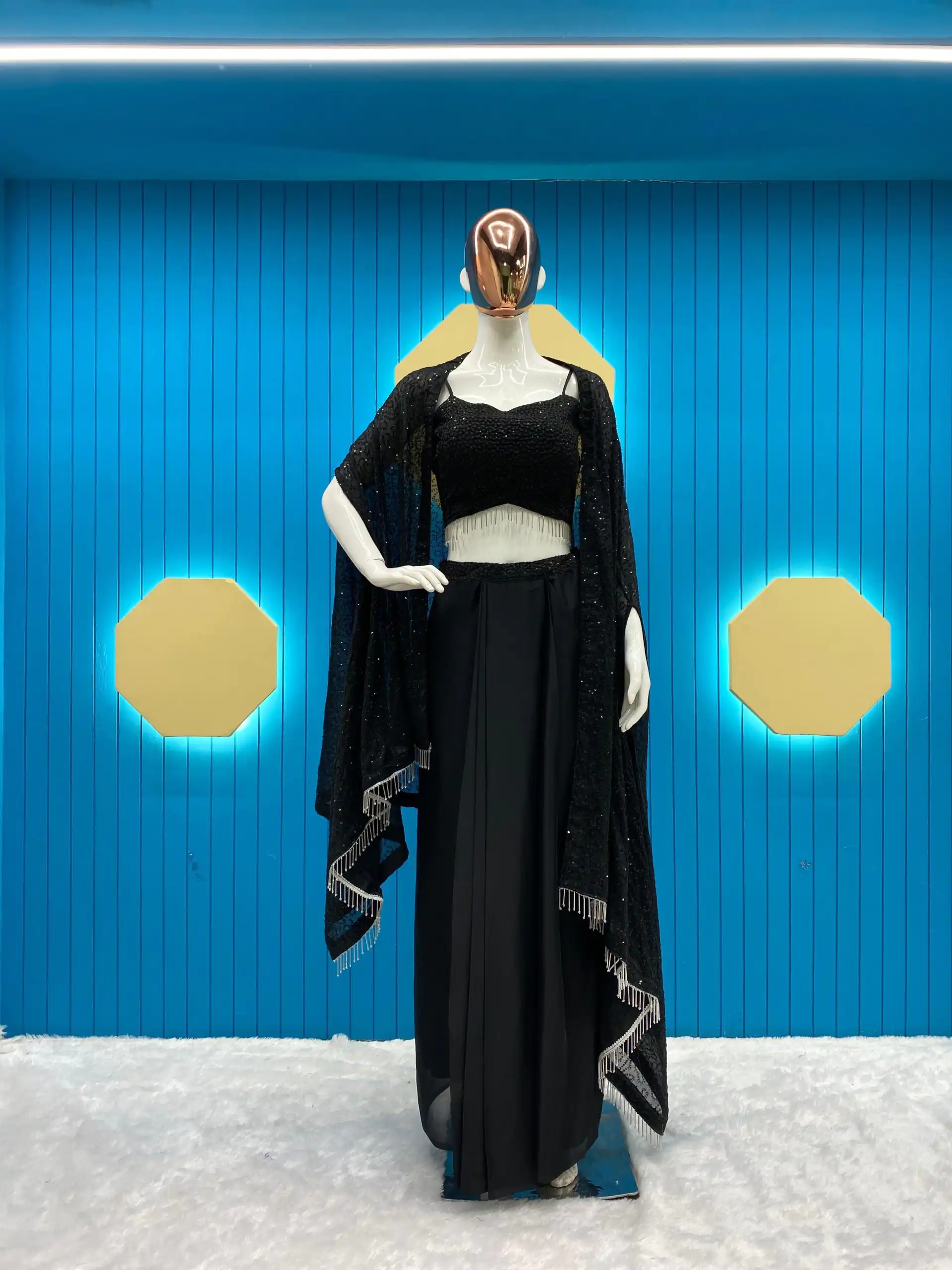  LG-1822 Black Color Rangoli Silk Heavy Sequence Threads Embroidery Salwar Suit Casual, Wedding, Festive, Events Expected Delivery 4-6 Working Days @2099/- | Jump Suits, Salwar suit, Designer Suits, Casual Suits, Creative suits, Palazzo Suits, Party Wear Suits, Patiala Suits, Straight Suits