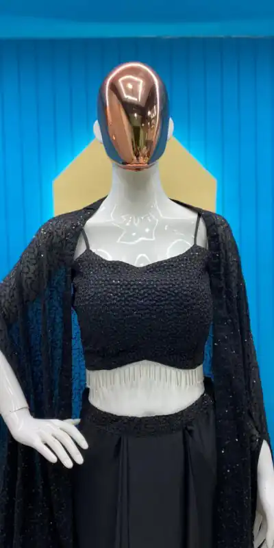 LG-1822 Black Color Rangoli Silk Heavy Sequence Threads Embroidery Salwar Suit Casual, Wedding, Festive, Events Expected Delivery 4-6 Working Days @2099/- | Jump Suits, Salwar suit, Designer Suits, Casual Suits, Creative suits, Palazzo Suits, Party Wear Suits, Patiala Suits, Straight Suits