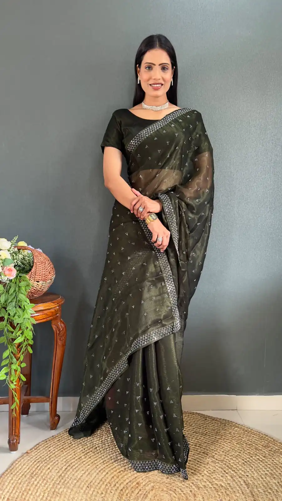 JM Frenki Grey Color Pure Satara Heavy Siloski Dimond Work Saree Casual, Wedding, Festive, Events . Expected Delivery  4-6 Working Days @1649/- | Sarees, Bollywood Sarees, Creative Sarees, Designer Sarees, Embroidered Sarees, Ethnic Saree, Modern Digital sarees, Party Wear Sarees