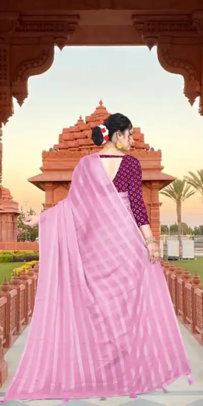 RS Pink Color Georgette Chiffon Multiple Zari Pata Design Saree Casual, Party, Wedding, Festive, Events Etc.  Expected Delivery  4-6 Working Days @1599/- | Sarees, Bollywood Sarees, Creative Sarees, Designer Sarees, Embroidered Sarees, Ethnic Saree, Modern Digital sarees, Party Wear Sarees