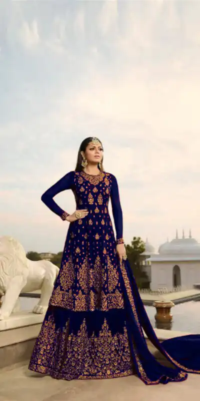 LT NITYA 3805 Purple Color Georgette With Embroidery Work Sharara Suit Wedding, Festive, Party Events Etc. Expected Delivery 4-6 Working Days @2349/- | Jump Suits, Salwar suit, Designer Suits, Casual Suits, Creative suits, Palazzo Suits, Party Wear Suits, Patiala Suits, Straight Suits