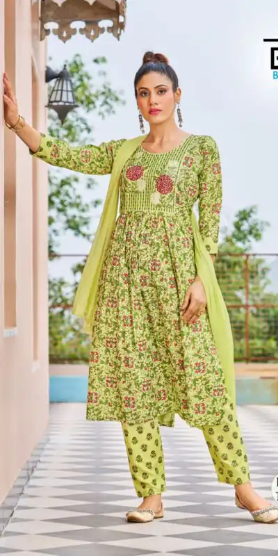 INLI Kiara Green Color Heavy Rayon With Embroidery Work Kurti Casual, Wedding, Party, Festive, Events Etc. Expected Delivery 4-6 Working Days @1799/- | Kurti, Bollywood Kurti, Creative Kurtis, Designer Kurti, Party Wear Kurti, Selfie Kurti