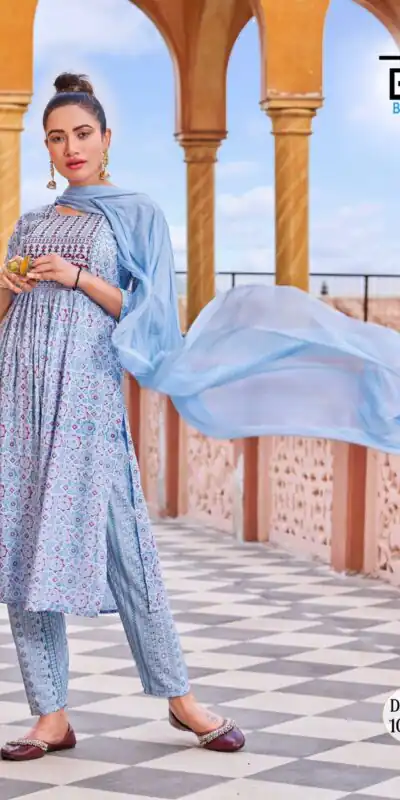 INLI Kiara Light Blue Color Heavy Rayon With Embroidery Work Kurti Casual, Wedding, Party, Festive, Events Etc. Expected Delivery 4-6 Working Days @1799/- | Kurti, Bollywood Kurti, Creative Kurtis, Designer Kurti, Party Wear Kurti, Selfie Kurti