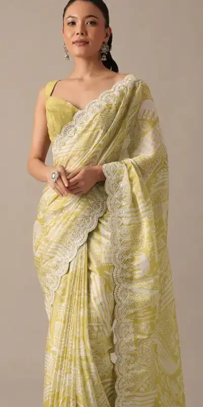 BT 1211 Yellow Color Georgette Digital Prints Embroidery Codding Sequins Work Saree Casual, Party Wear, Traditional Wear, Wedding Wear, Events Etc.@1899/- | Sarees, Bollywood Sarees, Creative Sarees, Designer Sarees, Ethnic Saree, Modern Digital sarees, Party Wear Sarees