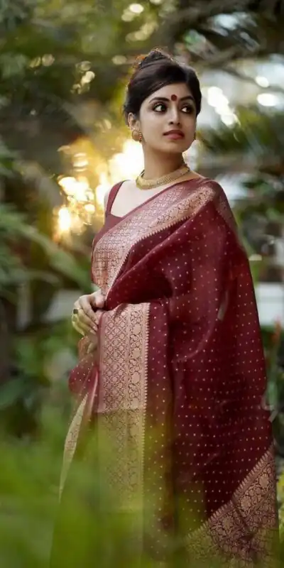 KP 4012 Maroon Color Soft Lichi Silk Cloth Beautiful Rich Pallu Saree Casual, Party Wear, Wedding, Events Etc.   Expected Delivery 4-6 Working Days @ 1349 | Sarees, Bollywood Sarees, Creative Sarees, Designer Sarees, Embroidered Sarees, Ethnic Saree, Modern Digital sarees, Party Wear Sarees