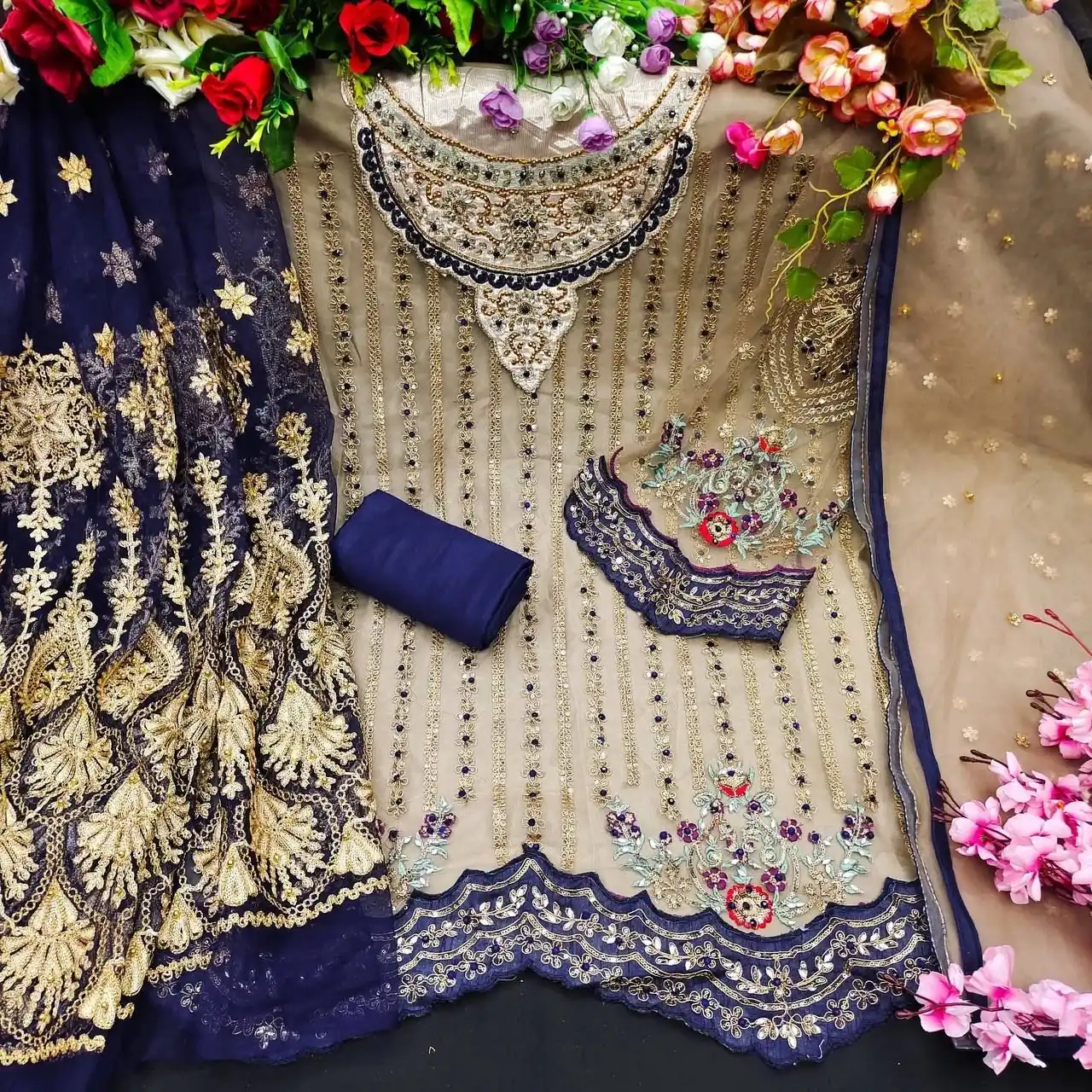  FC 1128 Navy Blue Color Heavy Net Coding sequence Embroidery Lehenga Choli Wedding, Party, Festive events, etc. Expected Delivery  4-6 Working Days @2199/ | Lehenga, Creative Lehenga, Designer Lehenga, Embroidered Lehenga, Party Wear Lehenga