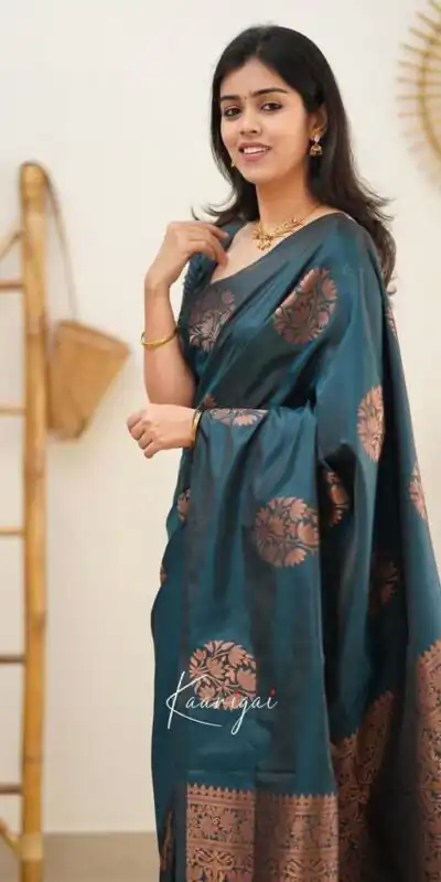 KP 4064 Peacock Green Color Soft Lichi Silk Jacquard On All Over Saree Casual, Party Wear, Wedding, Events Etc. Expected Delivery 4-6 Working Days @1249/- | Sarees, Bollywood Sarees, Creative Sarees, Designer Sarees, Embroidered Sarees, Ethnic Saree, Modern Digital sarees, Party Wear Sarees