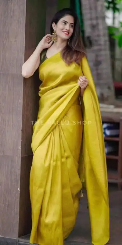 KP 4099 Yellow Color Soft Lichi Silk Cloth Rich Pallu All Over Saree Events Casual, Wedding, Festive, Events Etc. Expected Delivery 4-6 Working Days @1349/- | Sarees, Bollywood Sarees, Creative Sarees, Designer Sarees, Embroidered Sarees, Ethnic Saree, Modern Digital sarees, Party Wear Sarees