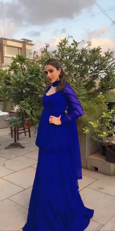 RTC 5545 Blue Color Foix Georgette Embroidery Salwar Suit Wedding, Party, Festive, Events Etc. Expected Delivery 4-6 Working Days @1999/- | Jump Suits, Salwar suit, Designer Suits, Casual Suits, Creative suits, Palazzo Suits, Party Wear Suits, Patiala Suits, Straight Suits